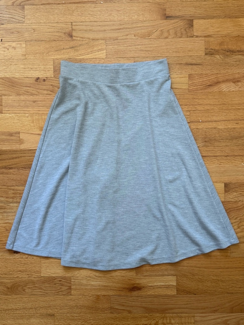 Women's Light Gray A-Line Skirt